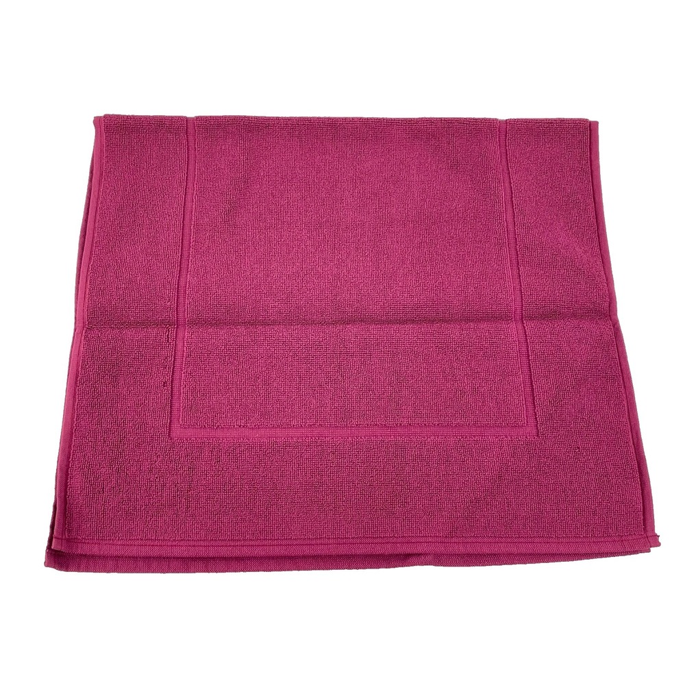 New Espalma Prestige Deluxe Tub Mat 33" x 20" Ruby Red Cotton Reversible